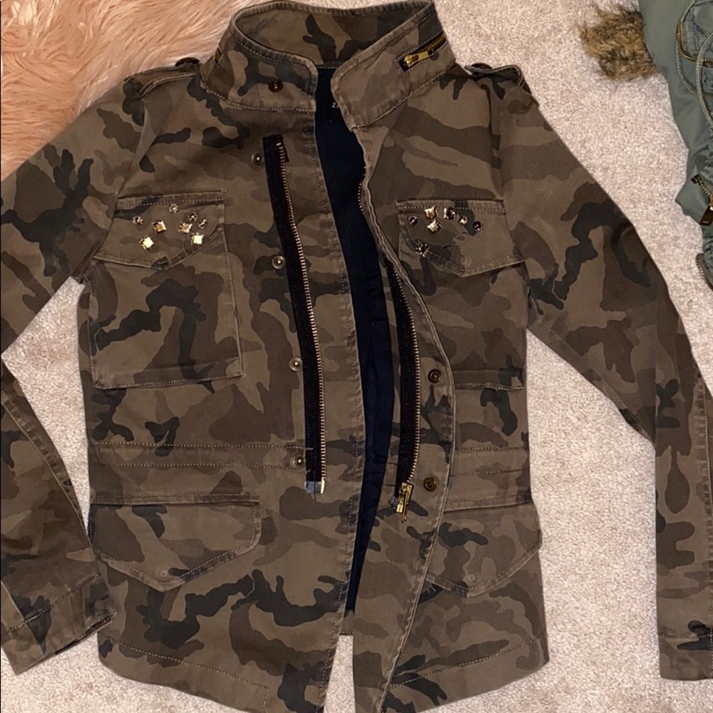 Camo print Zara blazer/ jacket